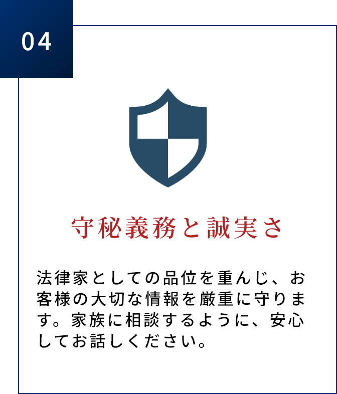 守秘義務と誠実さ