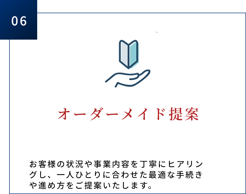 オーダーメイド提案