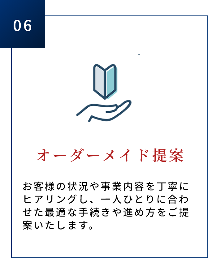 オーダーメイド提案